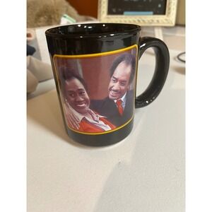 The Jeffersons Movin On Up Vintage TV Show Ceramic Coffee Mug Black George Louis
